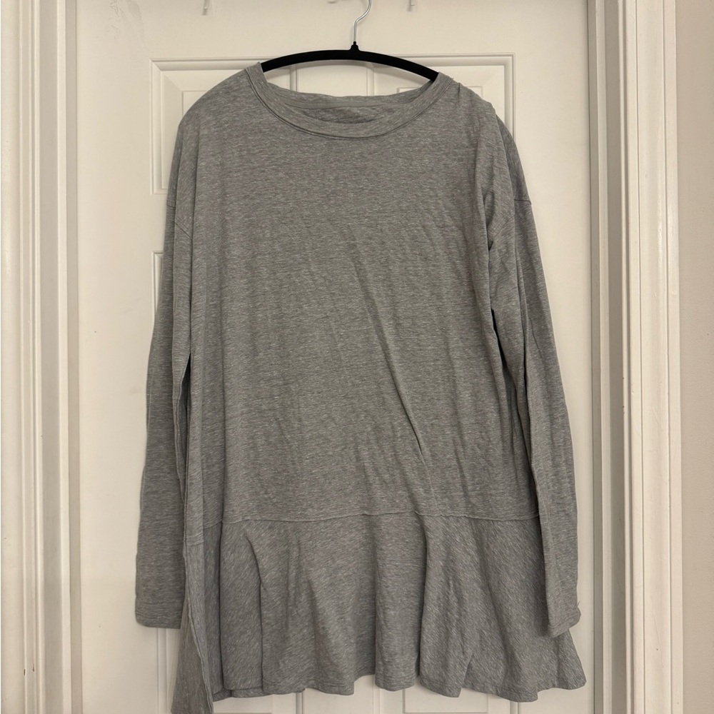 We The Free Heather Gray Long Sleeve Top/Dress